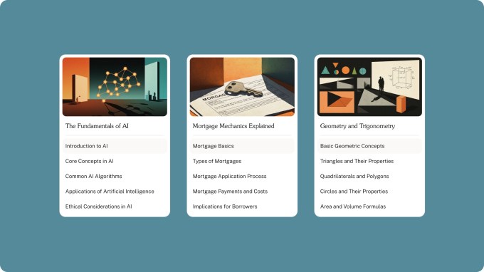 تصویری که اسکرین‌شات‌هایی از تولید دوره یادگیری متمرکز بر فصل جدید اوبو را توصیف می‌کند.